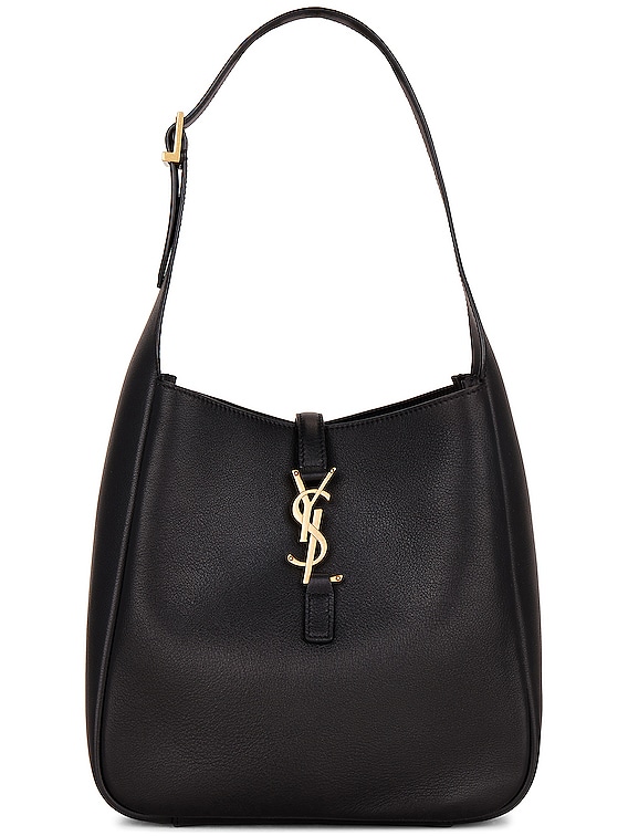 Saint Laurent Le 5 A 7 Patent Leather Hobo Shoulder Bag