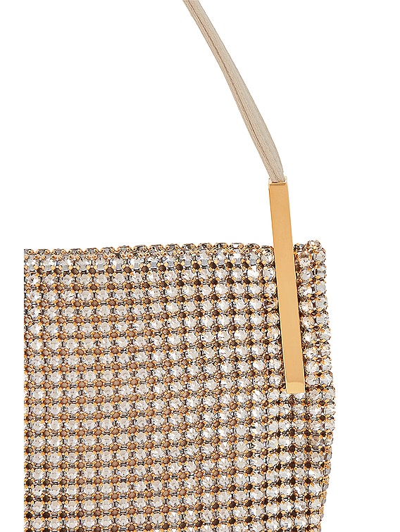 Saint Laurent Small Suzanne Shoulder Bag in Crystal Silver Shade