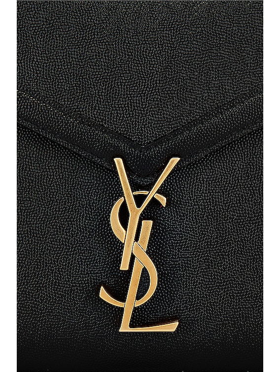 その他 Saint Laurent FW25 FLEECE CASSANDRA (823184Y36SW 1000) Saint Laurent Cassandra Bag in Nero | FWRD