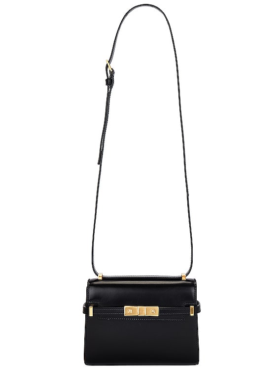 Saint Laurent Mini Manhattan Shoulder Bag in Nero | FWRD