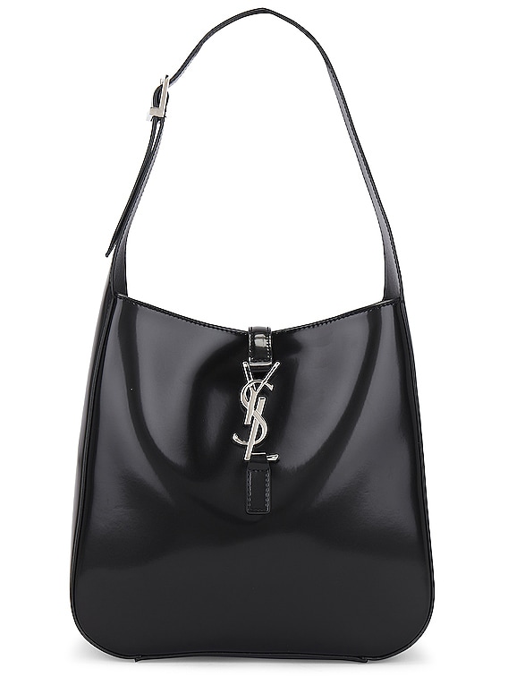 Saint Laurent Small Le 5 A 7 Supple Shoulder Bag in Noir | FWRD