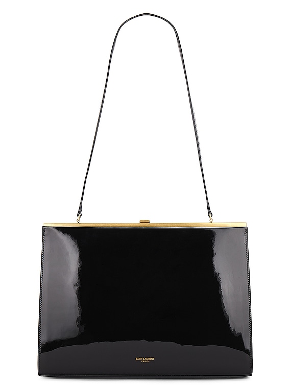 Saint Laurent Large Le Anne marie Shoulder Bag in Noir FWRD