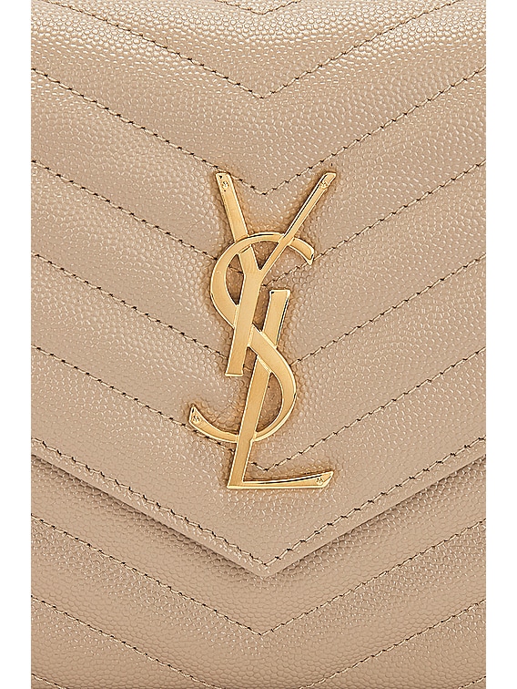 【関税&送料込】Saint Laurent Cassandre Saint Laurent Cassandre Classic Chain Wallet Bag in Dark