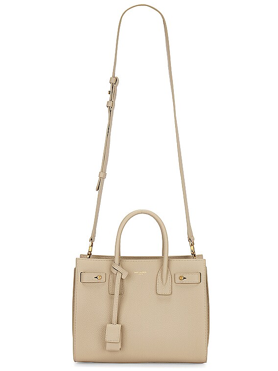 Saint Laurent Baby Supple Sac De Jour Bag in Seasalt | FWRD Saint Laurent Baby Supple Sac De Jour Bag in Seasalt | FWRD