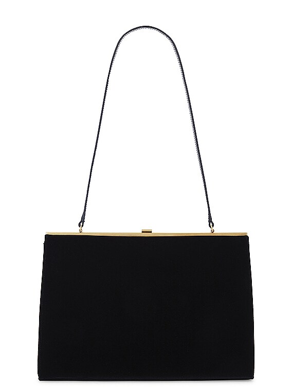 Saint Laurent Large Gaia Shoulder Bag in Noir | FWRD