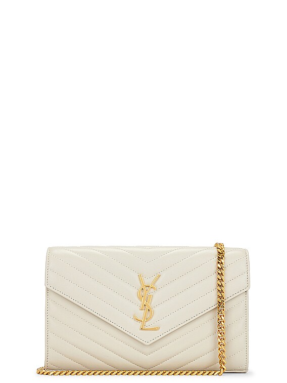 ysl monogram chain wallet