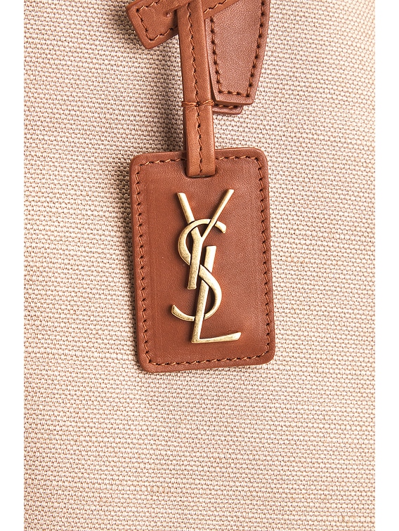 Saint Laurent Laurent Shopping Tote Bag in Desert Dust