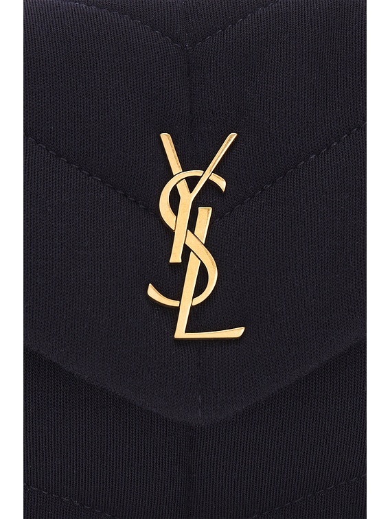 Saint Laurent Toy Puffer Bag in Blue Sea | FWRD