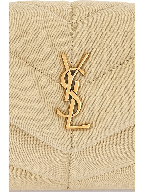 Saint Laurent Toy Puffer Bag in Cool Beige | FWRD