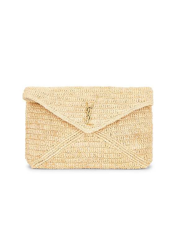 【関税＆送料込み】Saint Laurent Cassandre MatelassAC Large Saint Laurent Cassandre Matelassé Large Zipped Pouch In