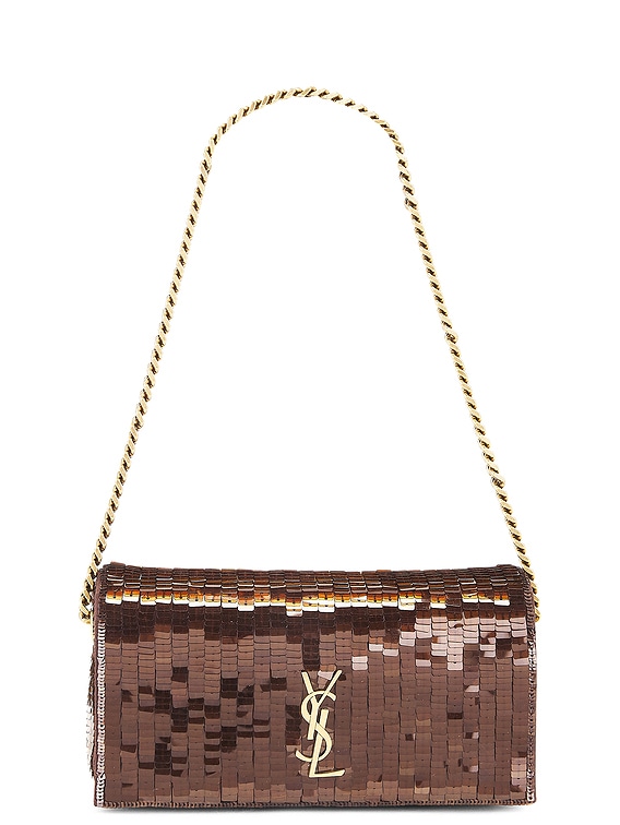 Saint Laurent Mini Kate 99 Chain Bag in Dark Gianduia FWRD