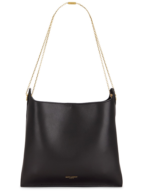 Flat Shoulder Bag On Chain