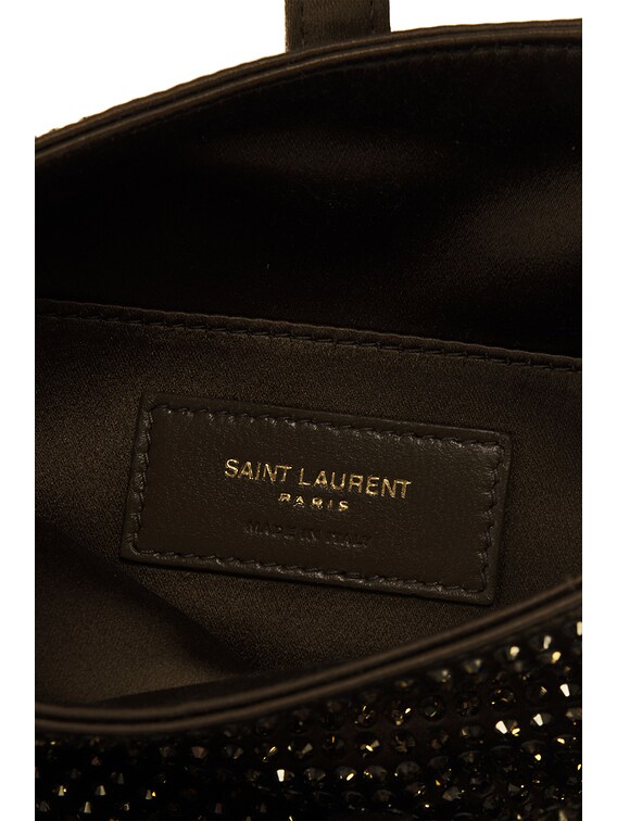 ★【SAINT LAURENT】 5A7 ミニ トートバッグ★ LE 5 À 7 ミディアムトート （ラフィアクロシェ） | Saint