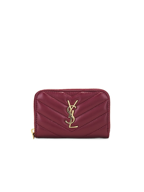 Saint Laurent ウォレット - New Dark Bordeaux | FWRD