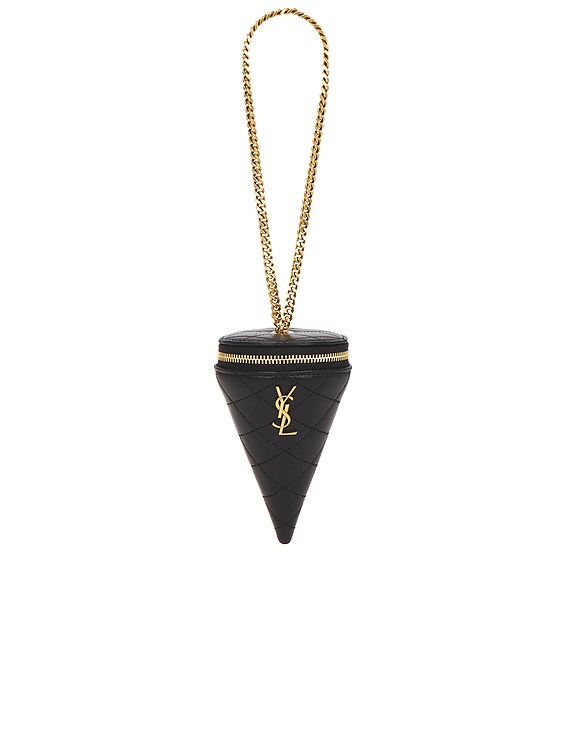 Saint Laurent Bag Charm in Nero | FWRD