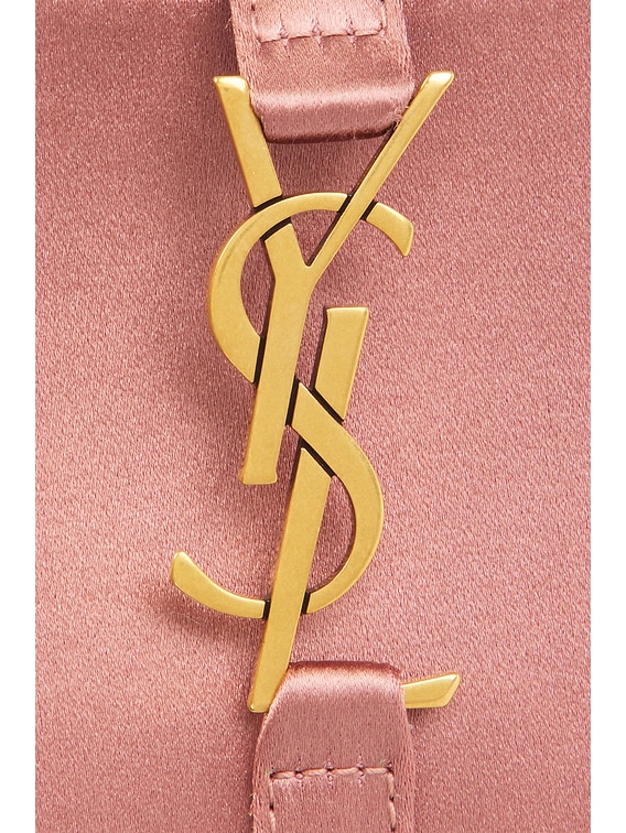 Saint Laurent Mini Le 5 A 7 Hobo Bag in Dragee | FWRD