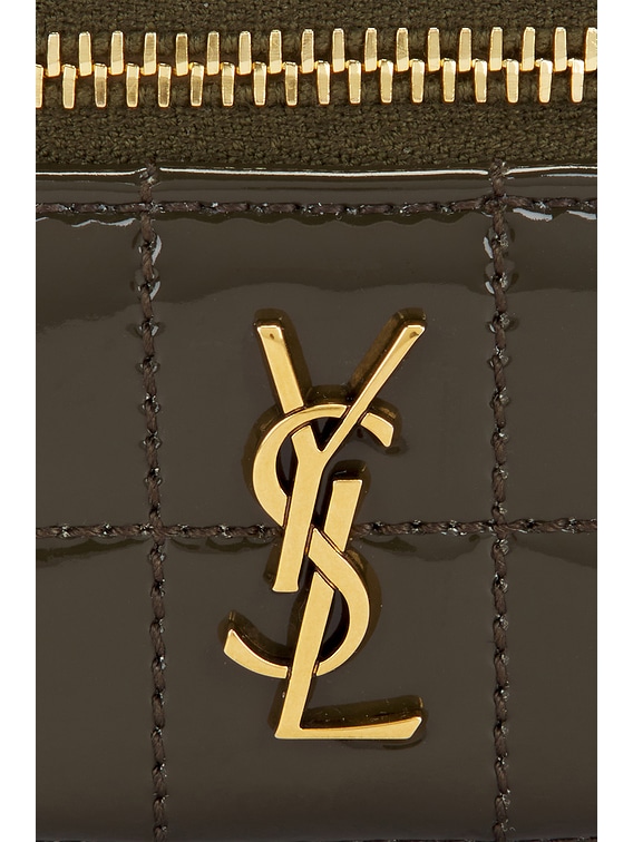 Saint Laurent YSL Cube Bag in Vineyard Green | FWRD