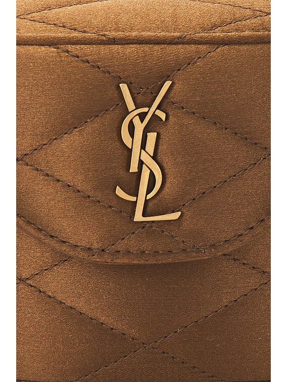Saint Laurent MINI JUNE バッグ - Bitter Cocoa | FWRD