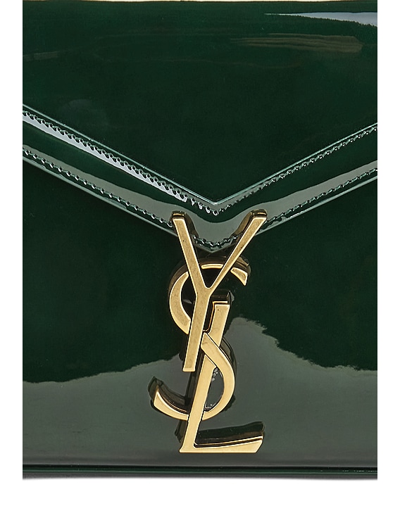 Saint Laurent Mini Cassandra Bag in Fir Leaf | FWRD