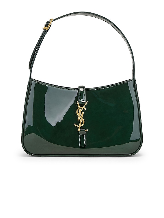 YSL カーキ ブルゾン Saint Laurent Le 5 A 7 Hobo Bag in Fir Leaf | FWRD