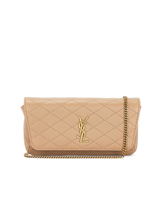 Saint Laurent Gaby Chain Bag in Dark Toffee | FWRD