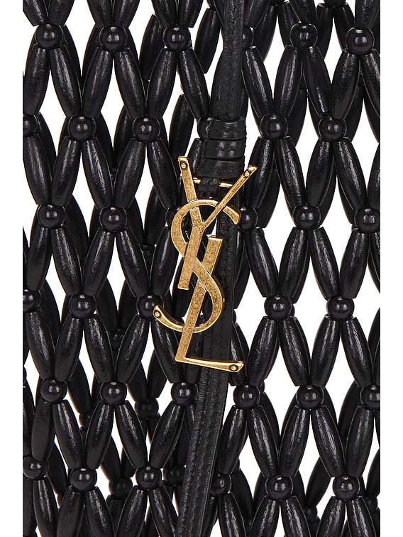 【関税&送料込】Saint Laurent Supple Bucket Bag Saint Laurent Bucket Supple Bag in Nero | FWRD