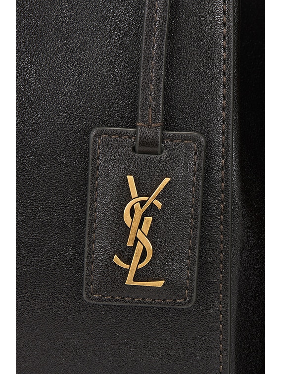 Saint Laurent Large Bucket Bag in Dark Vert Fonce | FWRD