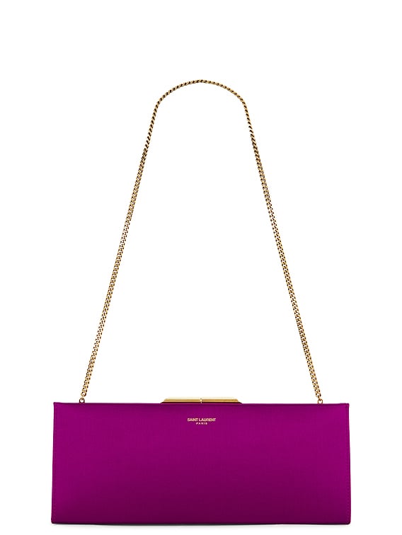 Saint Laurent Small Midnight Pochette in Purple | FWRD