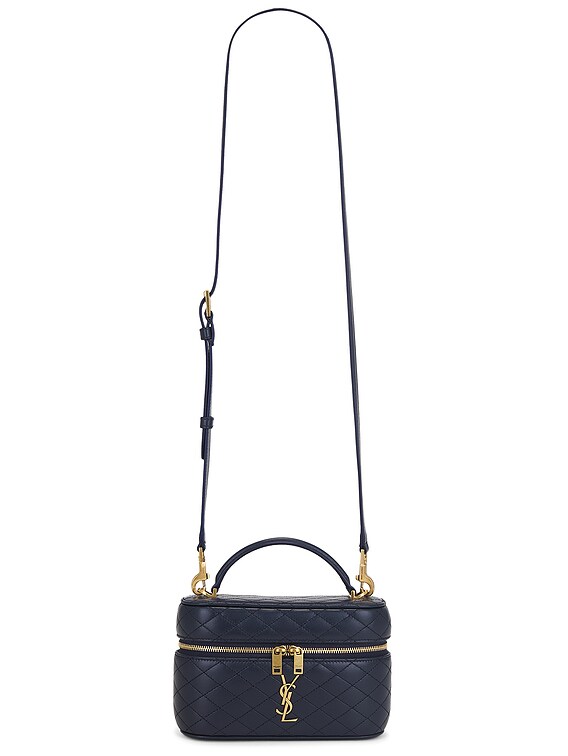 Saint Laurent Mini Gaby Vanity Bag in Marine | FWRD