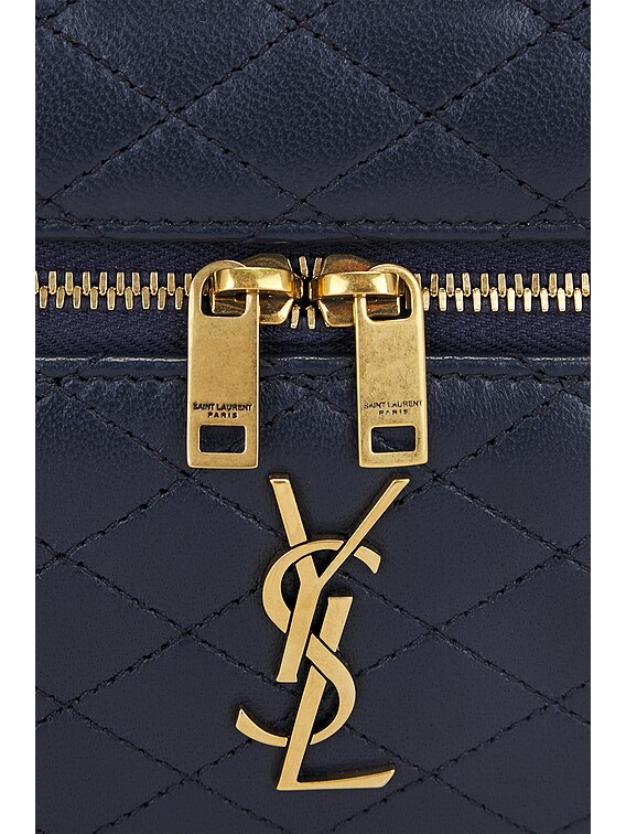 Saint Laurent Mini Gaby Vanity Bag in Marine | FWRD