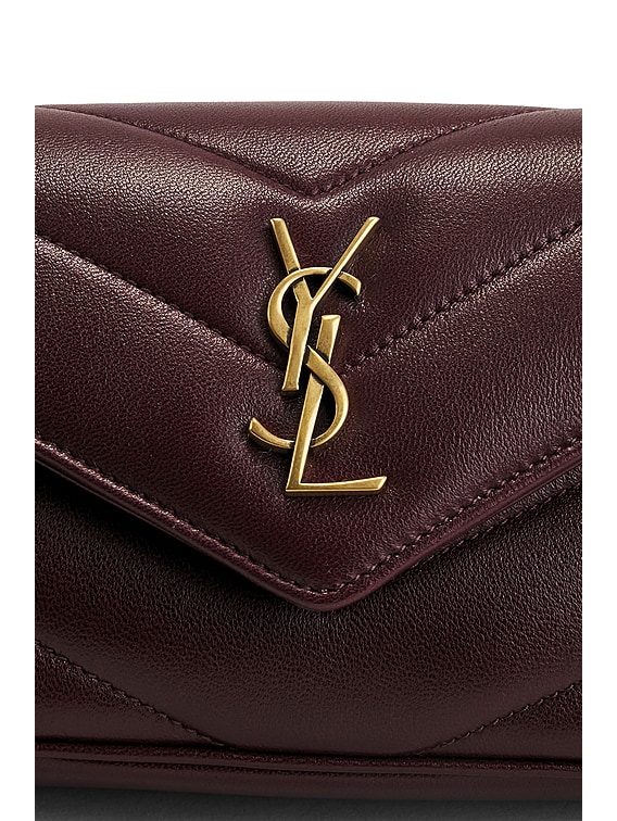 Saint Laurent Toy Loulou Bag in Hot Wine | FWRD