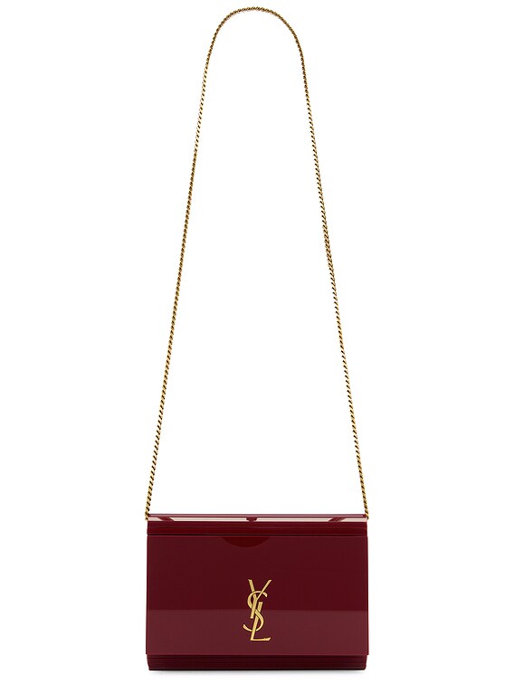 Saint Laurent Vicky Minaudiere Bag in Light Rust | FWRD