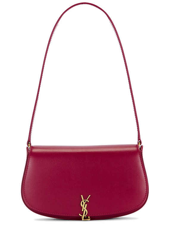 Saint Laurent Mini Shoulder Bag in Cherry Jam | FWRD