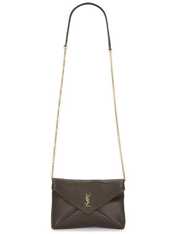 バッグ・カバンその他 Saint Laurent 844299 AAFF9 Saint Laurent Gaby Zipped Pouch in Suede | Saks Fifth Avenue