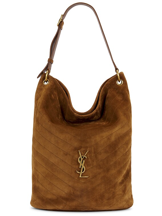 Saint Laurent Niki Supple Tote Bag in Orange Caramel Cognac | FWRD