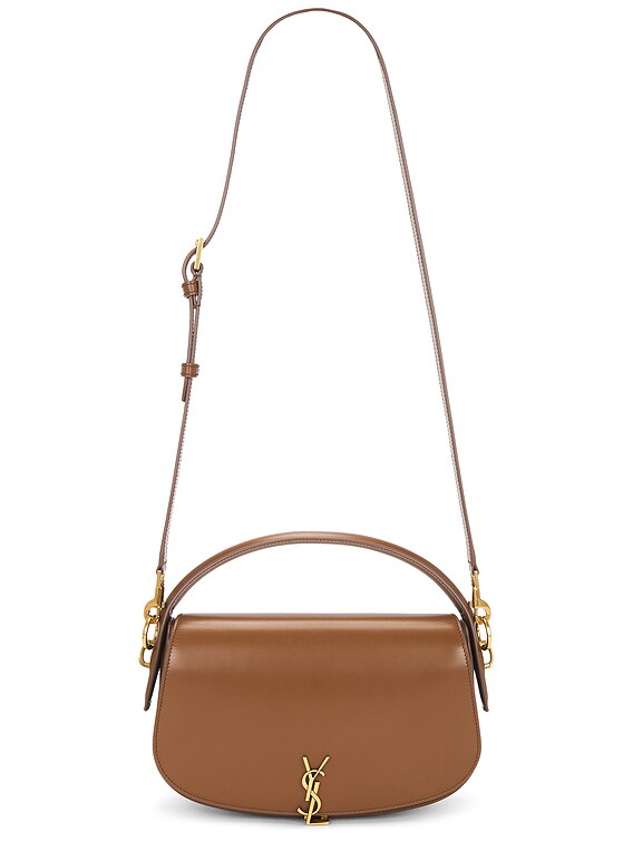 Saint Laurent Voltaire Shoulder Bag in Fox | FWRD