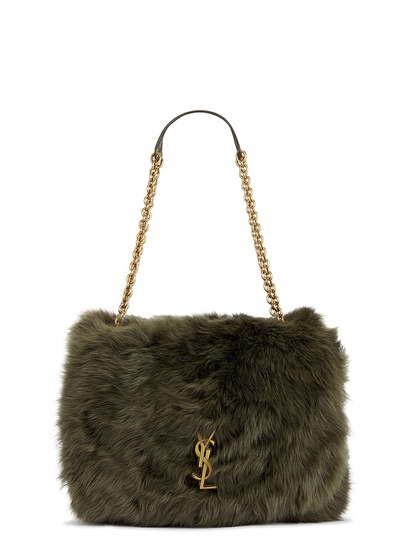 Saint Laurent Medium Jamie 4.3 Chain Bag in Olive Branch & Dark
