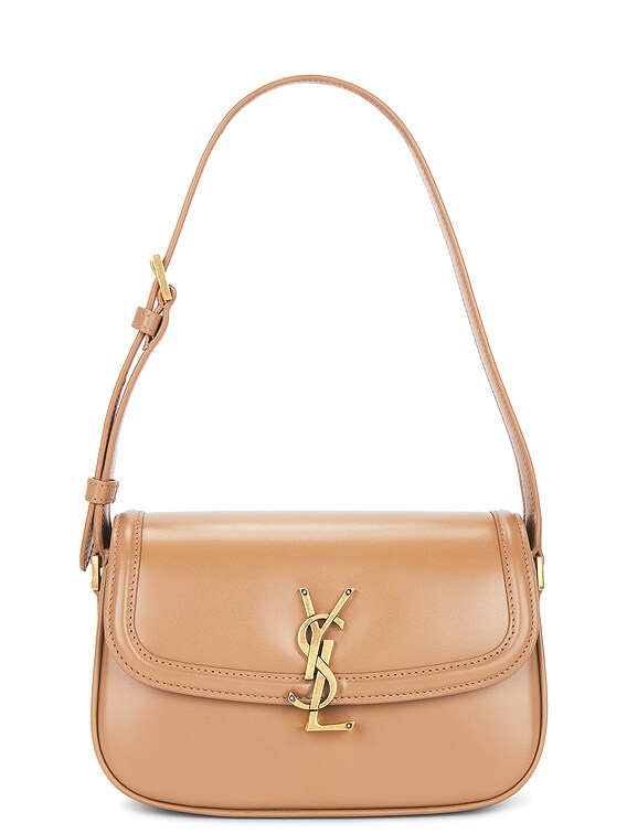 Saint Laurent Mini Solferino Bag in New Hazelnut | FWRD