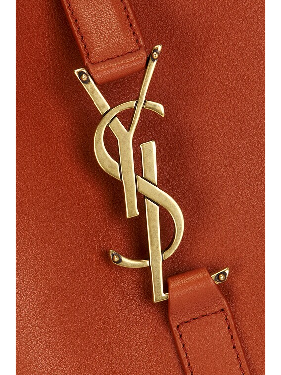 Saint Laurent Large Le 5 A 7 Shoulder Bag in Dark Mandarin | FWRD
