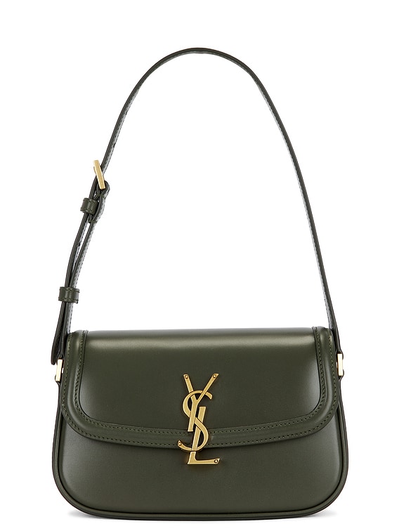Saint Laurent Mini Solferino Bag in Olive Wood | FWRD