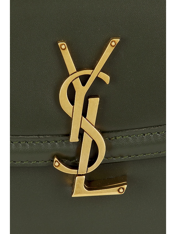 Saint Laurent Mini Solferino Bag in Olive Wood | FWRD