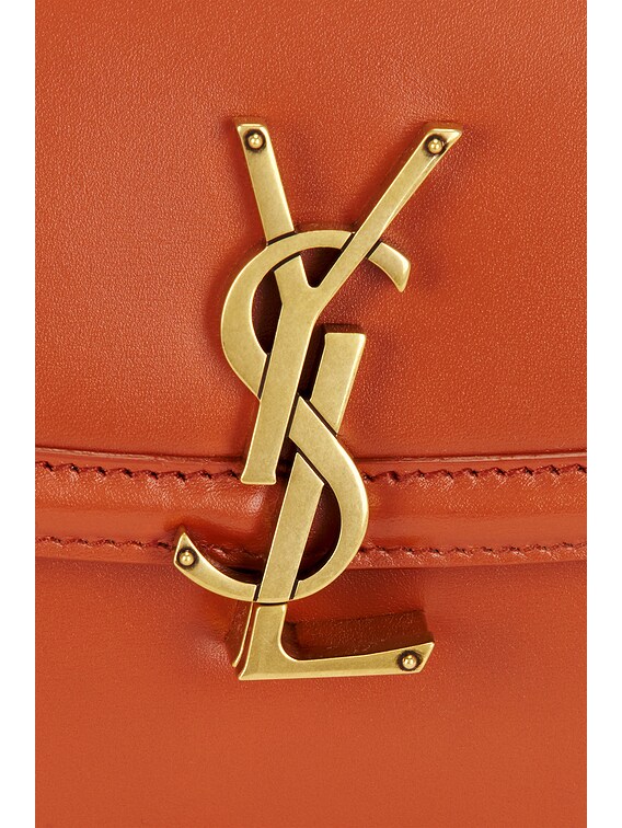 Saint Laurent Mini Solferino Bag in Dark Mandarin | FWRD
