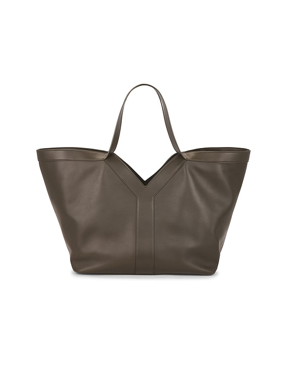 SAINT LAURENT tote ×2 Saint Laurent Y Tote Bag in Light Musk | FWRD