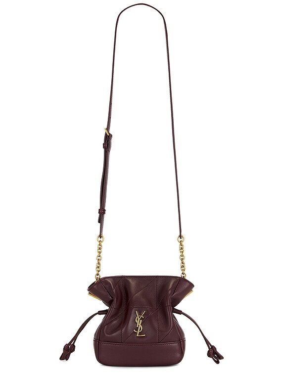 Saint Laurent Jamie Mini Shoulder Bag in Rouge Cabernet | FWRD