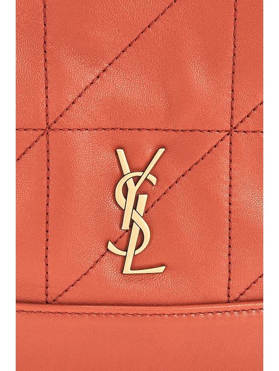 Saint Laurent Mini Jamie Shoulder Pouch Bag in Dark Mandarin | FWRD