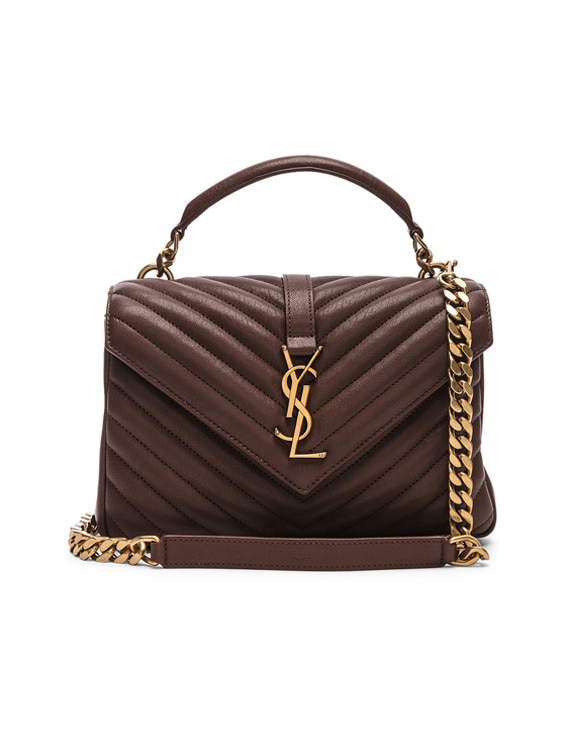 saint laurent college bag gold hardware