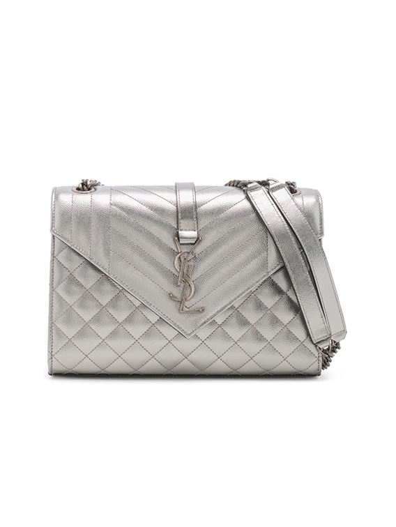 silver envelope bag