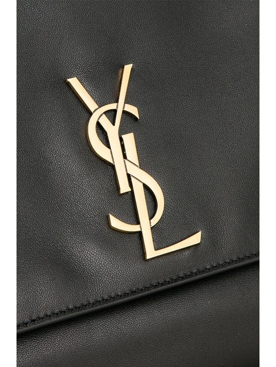 SAINT LAURENT Quilted Leather Lou Shoulder Bag – The Lady Bag