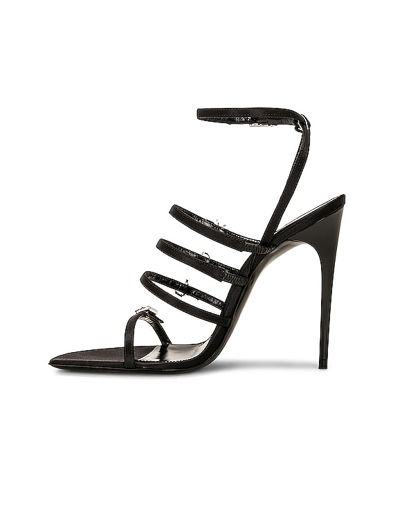 サンダル・ミュール SAINT LAURENT Women Sandals 315487AAAOW1000 Black 20240328_2_SHOES_SANDALSFLAT_2