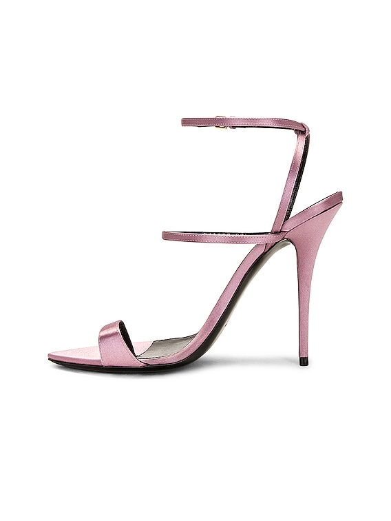 Saint Laurent Dive Sandal in Ancient Pink | FWRD
